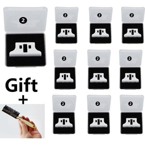 10pcs 32 teeth hair clipper blade replaceable ceramic cutters for WAHL Detailer Ceramic Head