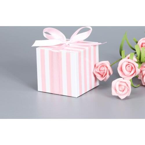 10Pcs/Bag Gift Boxes Kraft Paper Candy Box Wedding Favors Baby Shower Decoration Boy Girl Gender Reveal Birthday Party Supplies