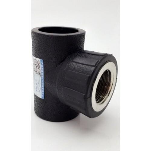 Gogo PE female thread 3 way Water pipe TEE fitting water supply pipe
