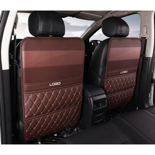 Car Anti Child Kick Pad For peugeot 301 307 sw 508 sw 308 206 4007 2008 5008 2010 3008 2012 Protective Pad Leather Waterproof