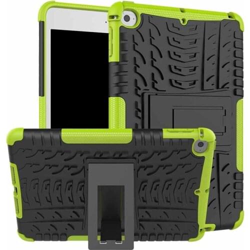 Case for iPad Mini 5 A2133 A2124 A2126 A2125 Stand Cover Shockproof Rubber Bumper Dual Layer Armor Cover