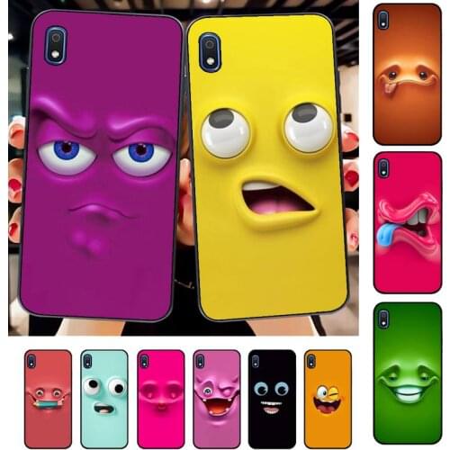 FHNBLJ funny face Phone Case for Samsung A30s 51 71 10 70 20 40 20s 31 10s A7 A8 2018
