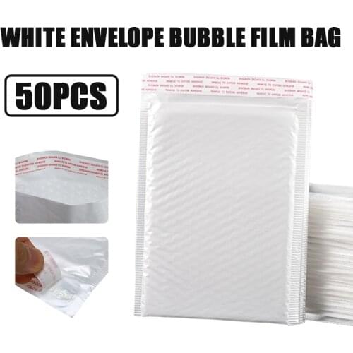 30/50 PCS White Foam Envelope Bags Self Seal Mailers Padded Shipping Envelopes With Bubble Mailing Bag Shipping Packages Bag