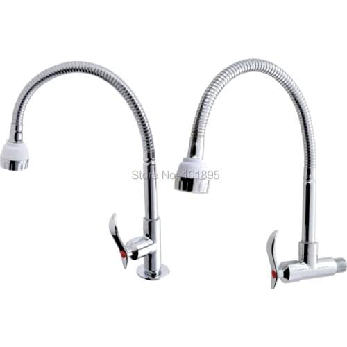 L16769 Luxury Brass Material Chrome Finishing 2 Type Cold Water Faucet
