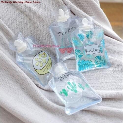 Cartoon Warm Water Zakken Mini Hot Flessen Portable Pocket Warmer Water Tassen 1Pcs