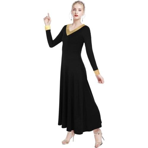 Muslim Women Long Sleeve Dubai Dress Patchwork Maxi Abaya Jalabiya Islamic Women Dress Robe Kaftan Moroccan 44130