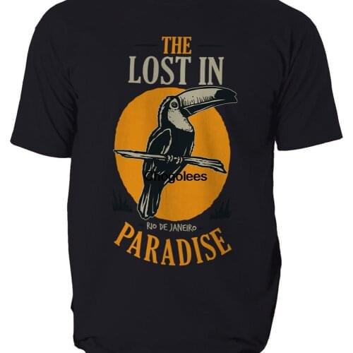 Bird lost in paradise mens t shirt S 3XL
