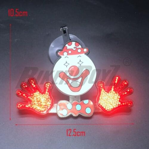 Clown Plastic Reflector Reflective Sticker Safety Sign For Motorcycles Car Truck Bus