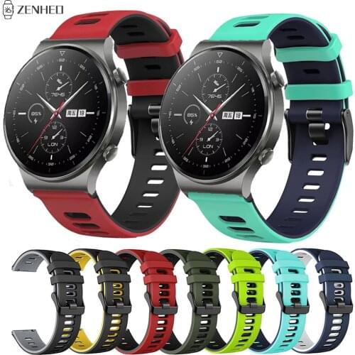For Huawei Watch GT2 Pro Silicone Watchband Replacement Watch Band Strap For Huawei Honor Watch GS Pro/Honor Magic Watch 2 46mm