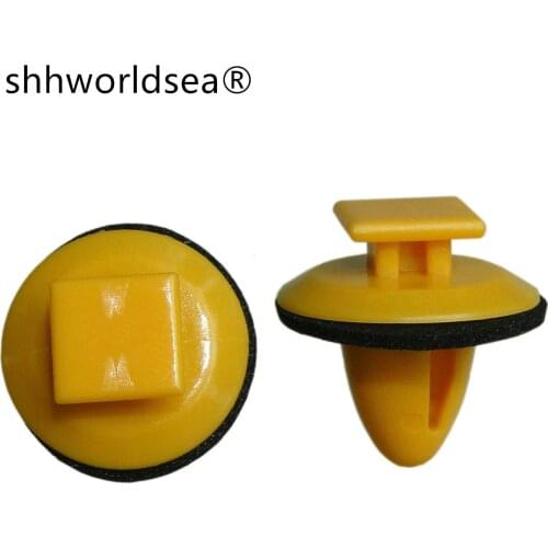 Shhworldsea 100PCS auto clip Triangle guard plate buckle inside front and rear doors for great wall