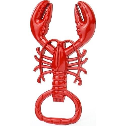 Lobster Corkscrew Bottle Opener Portable Metal Wine Beer Opening Kitchen Tools Accessories Waiter Friends Bar Party Supplies