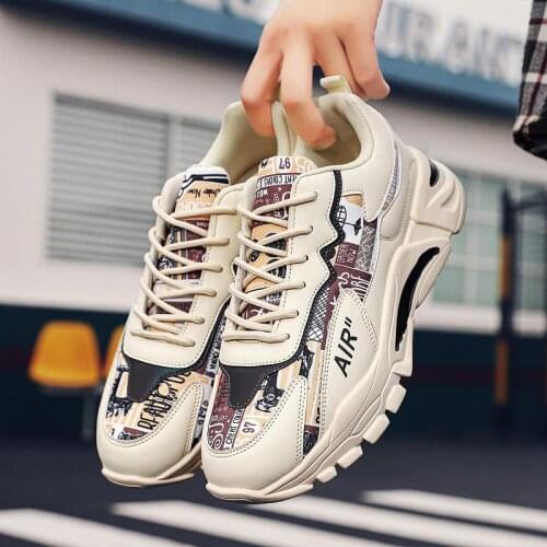 Outdoor Non Slip Mens Sports Shoes Sport Sneakers for Men Running Shoes Sport Men Running Beige Working Tennis Original GMB-1130