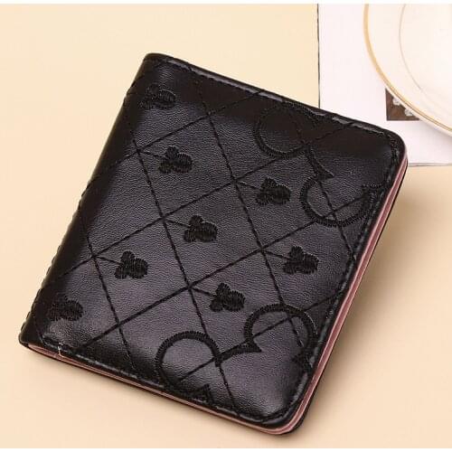 Genuine Disney Womens Wallet Cartoon Cute Minnie Mickey Printing Coin Purse Card Holder Fashion Wallets for Woman Money Bag