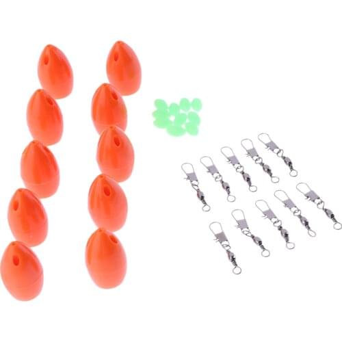 10 Packs Bombarda Floats - Long Distance Casting Lure -Artificial Lures Baits for Fishing Tackle Accessories