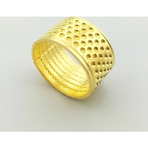 10Pcs Finger Protector Sewing Thimbles Adjustable Ring Thimble Quilting Tools Sewing Handworking DIY Tools