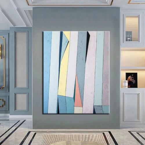 100% Handpainted Oil Paintings Art Pictures For Living Room Handmade Color Simple Abstract On Canvas Wall Bedroom Home Decor