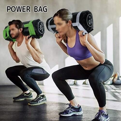 15/30KG Weightlifting Fitness Energy Sandbag Boxing Military Power Training Body Fitness Equipment Exercise Heavy Duty Power Bag