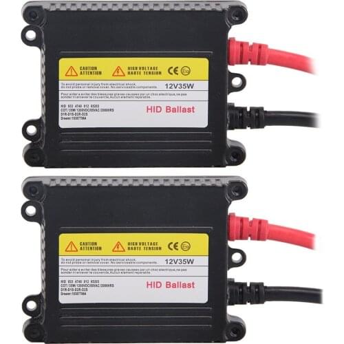 2pcs 12V hid xenon ballast 35W Digital slim hid ballast 35w blocks ignition electronic ballast for HID kit xenon H7 H4 H1 H3 H11