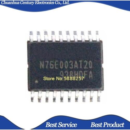 2 pcs/lot N76E003AT20 TSSOP20 New and Original In Stock