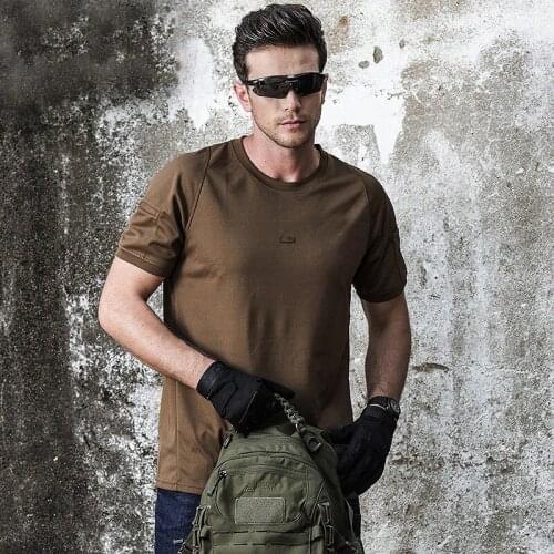 2021 Military T shirt Men Sportswear Workout Gym Fitness Tee Tops Quick Dry Male Tshirt Casual T-shirts Army Tactical Clothing
