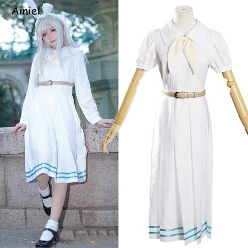 Ainiel Beastars Cosplay Haru Costume Lolita Haru Dress Skirt Japanese School Uniform Rabbit Girl Outfits Halloween Disfraz Women