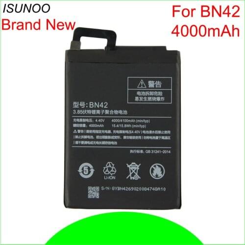 10pcs/lot BN42 Battery For Xiaomi Redmi 4 Battery For Xiao mi Hongmi 4 Bateria Batterij Accumulator 4000mAh