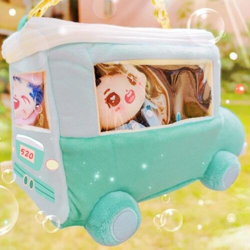 Anime Wang Yibo Star 85 Car Race Cotton Doll Bag 10cm Doll Bags Handbag Toy Accessory Cosplay Wallet Purse