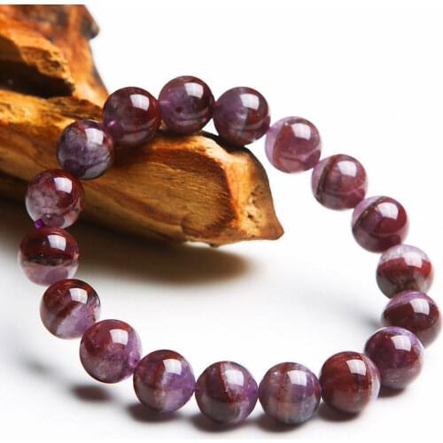Free Shipping Natural Auralite 23 Canada Crystal Beads Rare Bracelet 11.5mm AAA
