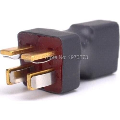 No Wire T-plug Female to 2x T Plug Deans Male Parallel Battery Connector adapter LiPo Plane Battery