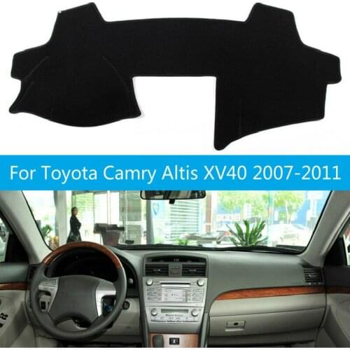 Car Dashboard Cover Mat Pad Dash Dashmat Sun Shade Instrument Carpet Accessories For Toyota Camry Altis XV40 2007-2009 2010 2011