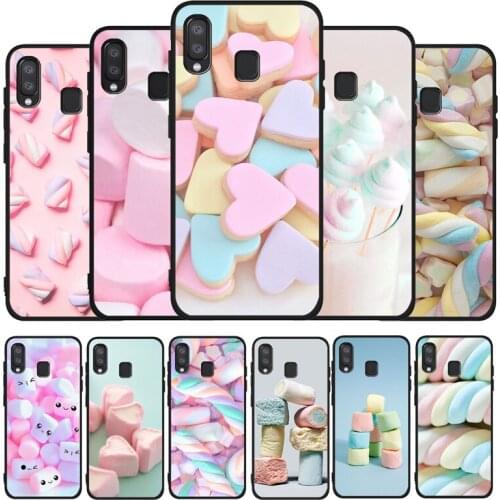Color art marshmallow phone Case For Samsung A10 A20E A30 A40 A50 A60 A70 M10 M20 M30S M40 A01 A21 A31 A51 A71 4G Cover