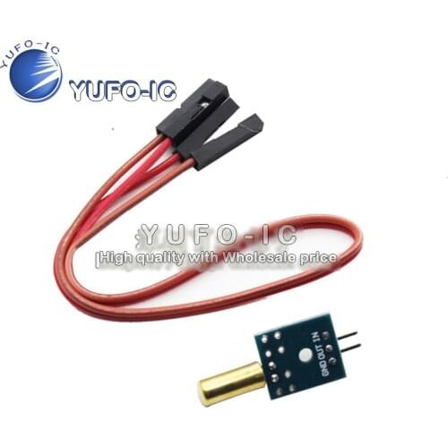 Tilt sensor with small plate containing small PCB 2 20 cm long dupont line and sensors