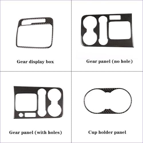 For Volkswagen Touareg 2011-2018 Decoration Parts Real Carbon Fiber (Soft) Car Interior Modification Parts