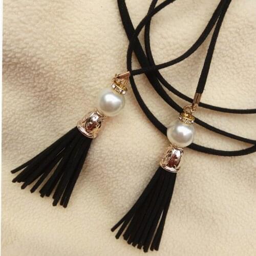 Women Pearls Gems Slim Waist Belt Ladies Lace Up Waistband Black Strap Belt for Dress Pant Jeans Female Accessories