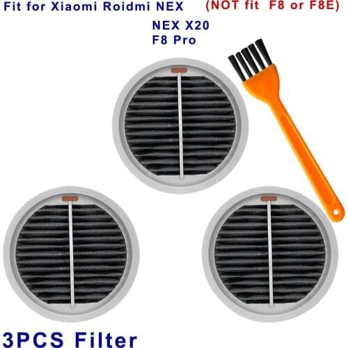 HEPA Filter Washable for Xiaomi Roidmi X20 / X30 / X30 / S2 / F8 Storm Pro Wireless Vacuum Cleaner