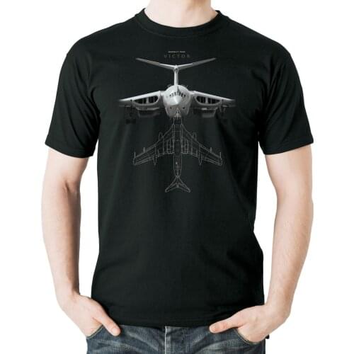 British Jet Bomber "Handley Page Victor" Aviation Themed T-Shirt. Summer Cotton Short Sleeve O-Neck Mens T Shirt New S-3XL