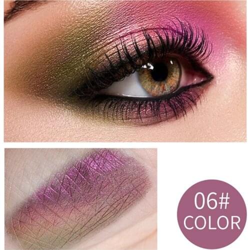 Gradient Glitter Eye Shadow Stick Waterproof Easy Shadow Pen Fast Makeup Cosmetics for Women Modification 6 Colors MH88