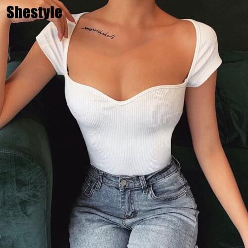 Женские трикотажные футболки Grosfairy China At AliExpress