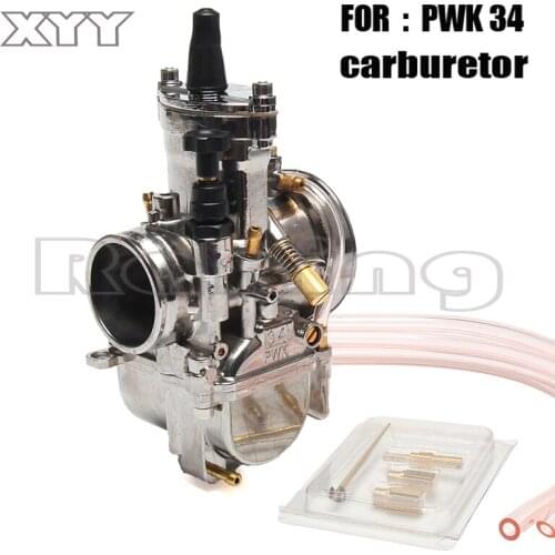 Brand New PWK Carburetor With Power JetPWK Plating Carburetor Silver 34mm Motorcycle Accessories Carburetor