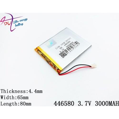 Liter energy battery 446580 3.7V 3000mah 406580 Universal Li-ion battery for tablet pc 7 inch 8 inch 9inch