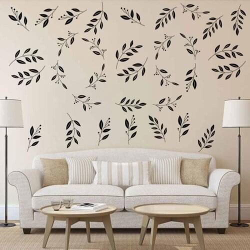 Cute Little Flowers Decorative Wall Stickers Teen Aesthetic Room Decor Art Posters Home Living Room Bedroom Decor Wall Decals