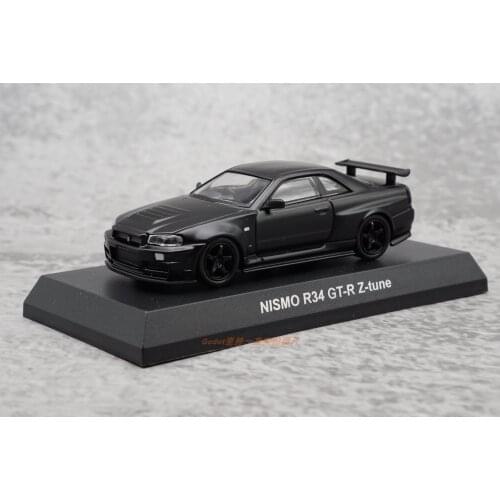 Kyosho 1/64 GTR R34 Nismo Z Tune Diecast Collection of Simulation Alloy Car Model Children Toys