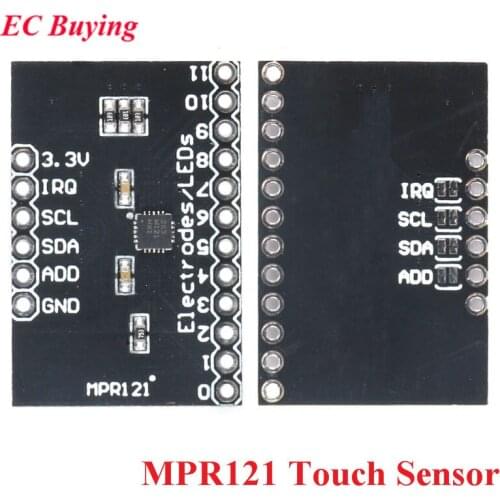 MPR121 V12 Capacitive Touch Sensor Module Breakout Controller I2C IIC Interface Digital Keyboard Development Board For Arduino