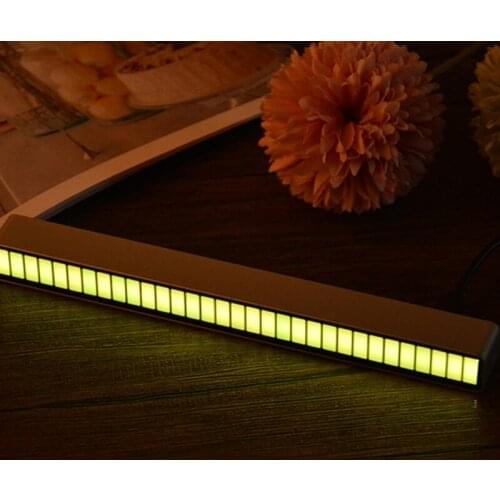 Voice Activated Pickup Rhythm Light Creative Spectrum Colorful Sound Control Atmosphere Lamp Music Car LED Strip