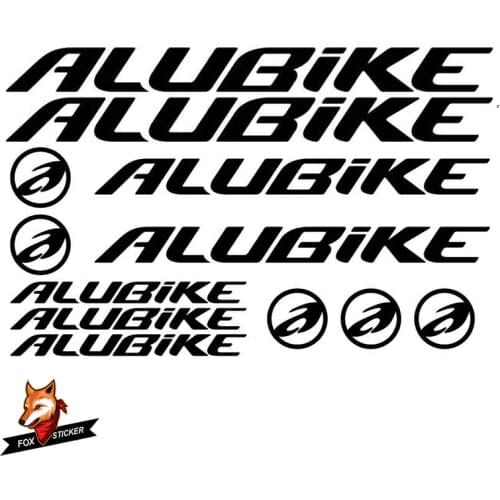 Bicycle frame stickers road bike mountain bike MTB Track bike TT bike cycle decal reflective stickers for ALUBIKES stickers