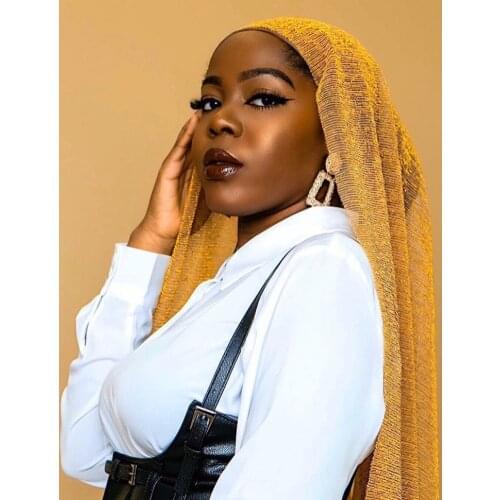 New Wrinkle Bubble Shinny Scarf Women Long Size Muslim Hijab Scarf Turban Head Wrap Ladies Soft Pleated Scarves