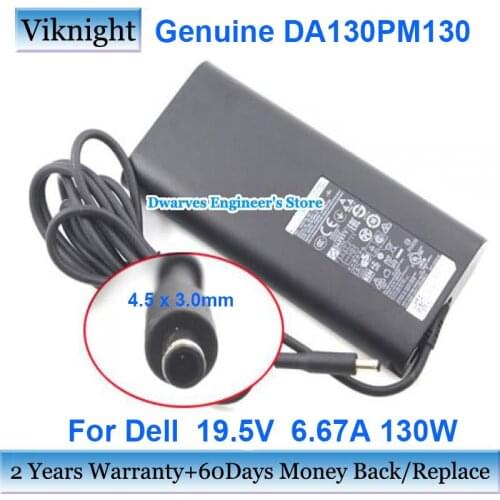 Genuine DA130PM130 19.5V 6.67A Ac power Adapter charger For Dell XPS 15 9530 Precision M3800 Mobile Workstation Laptop Adapters
