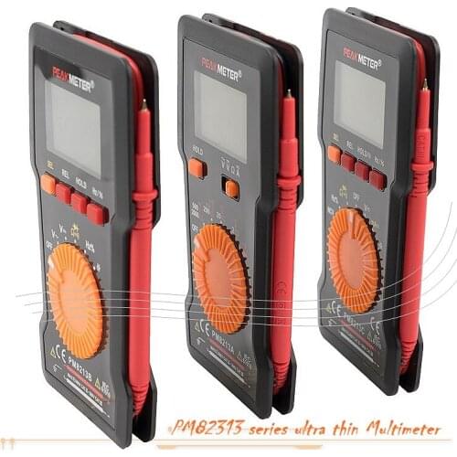 PEAKMETER PM8213series digital multimeters, Super thin, card multimeter, high precision, multi-function