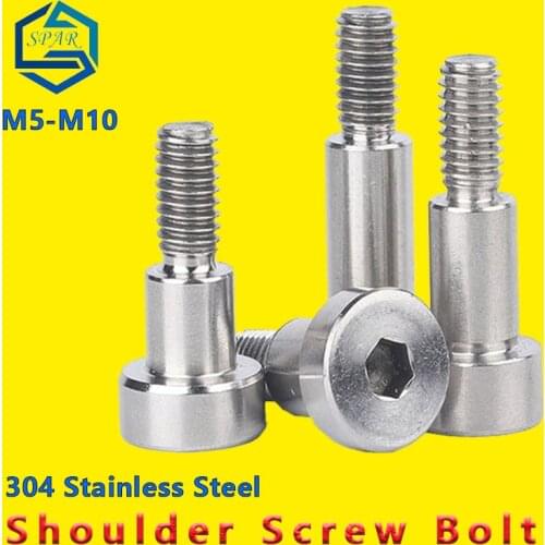 Hexagon Socket Plug Shoulder Screw Contour Shoulder Bolt Bearin Cap Head Shoulder Rollerg Screw Bolt 304 Stainless Steel