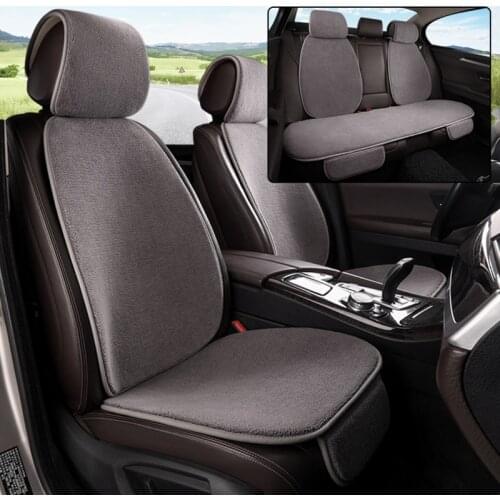 Universal Car Seat Covers Plush Breathable Auto Seat Cushion Front Rear Seat Protection Pad Car Covers In Salon For toyota BMW